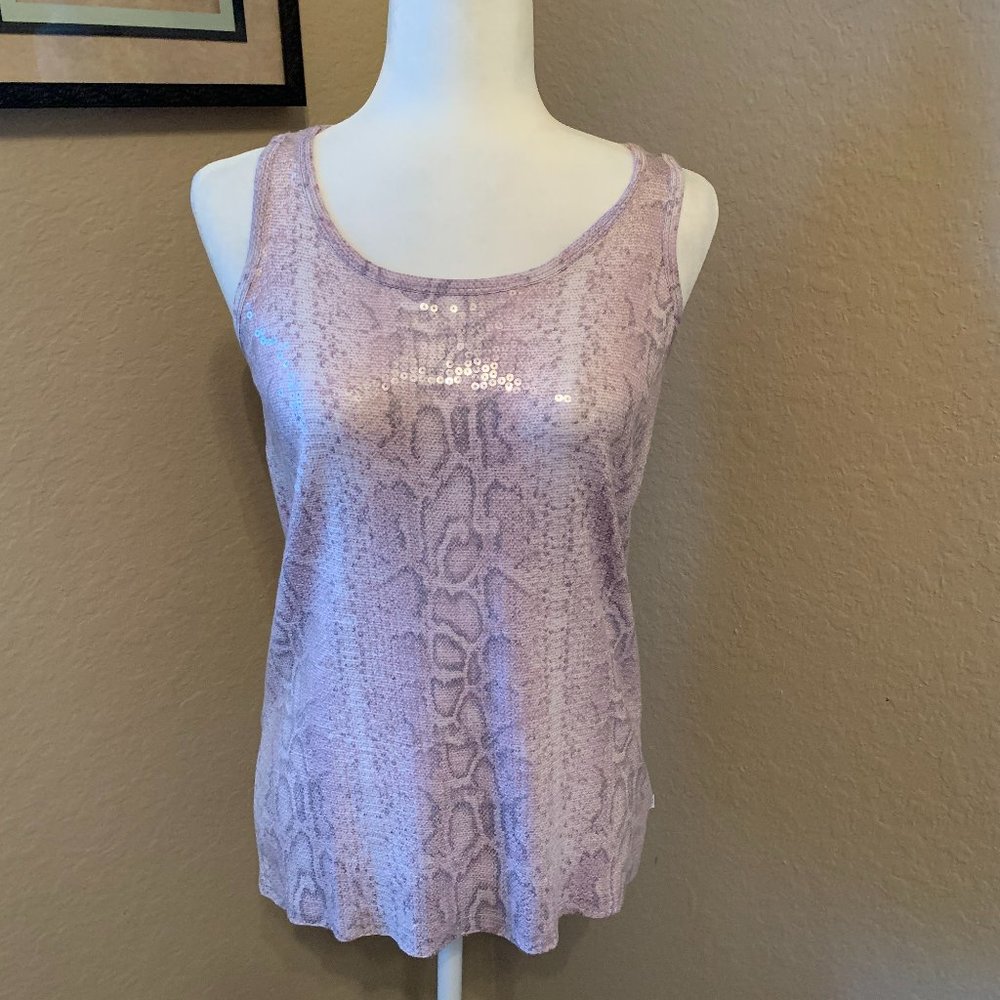 Michael Kors sequin animal print top